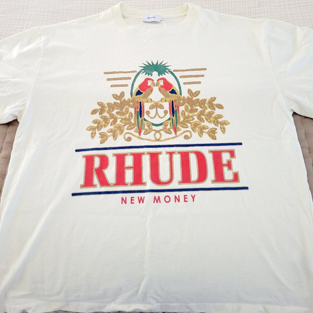 Rhude parakeet new money shirt